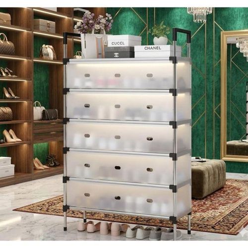 7-Layer Dust proof Shoe Rack with Cover – Large Capacity & Space Saving Organizer