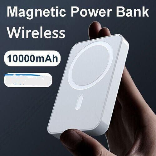 10000mah Pining Powerbank Magnetic Power Bank For IPhone, Samsung- Wireless Power Bank
