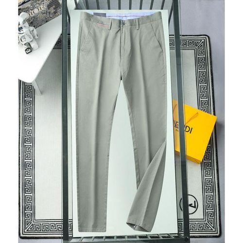 Men's Quality Office Plain Ash Chino Trouser