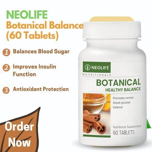 NEOLIFE Botanical Balance - Natural Blood Sugar & Glucose Support - 60 Tablets