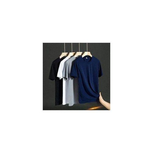 4IN 1 UNISEX PLAIN ROUND NECK POLO T-SHIRT