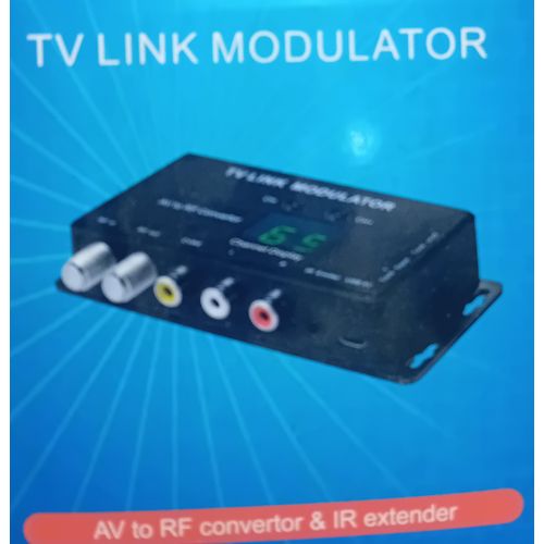 TV LINK Modulator AV To RF Converter IR Extender