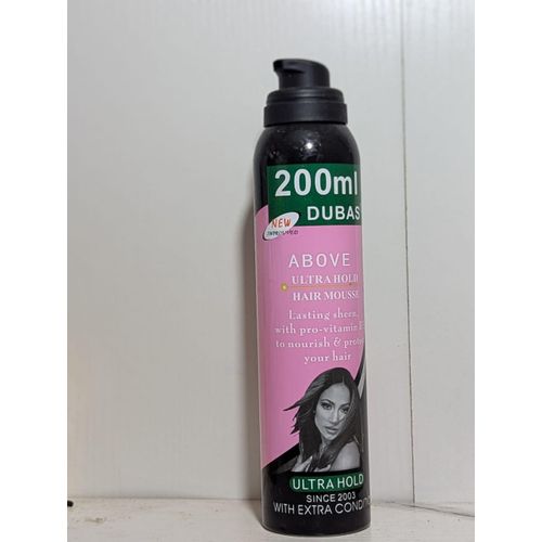 Ultra Hold Hair Mousse with Extra Conditioning (200ml)