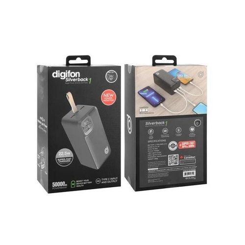 Silverback1 50000mA Super-fast Charging 22.5W Type-C Input & Output Power Bank