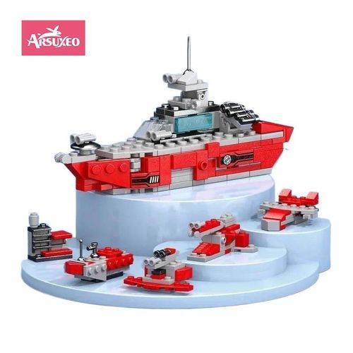 Children's Building Block Airplan Carrier Kids Toys