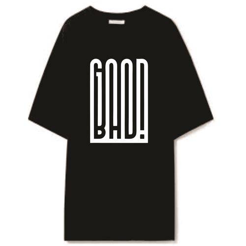 GoodBad Round Neck T-shirt - Black
