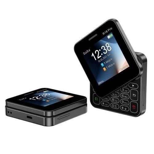 i19 Pro unique rotating twist or sliding screen, feature phone black