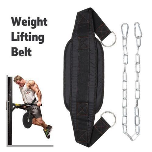 Adjustable Weight Lifting Belt Pull-Ups Body Muscle Trainer Chain Equipment Tool
