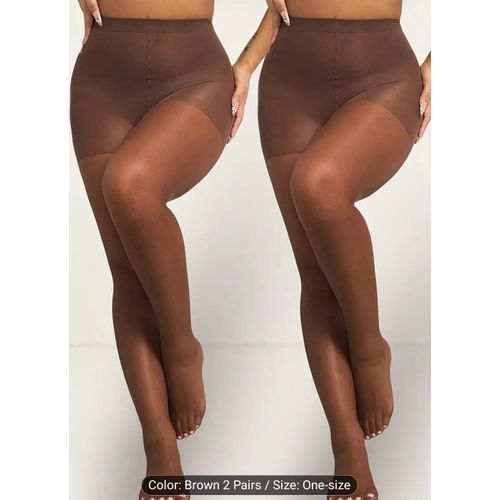 2 Pcs coffee color pantyhose