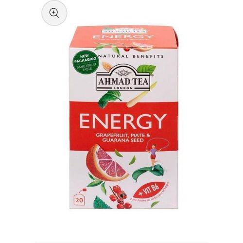 Energy Tea with Grapefruit, Mate, Guarana Seed
