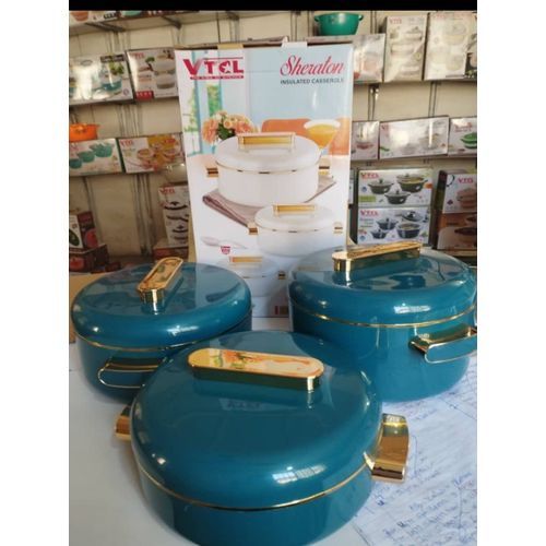 Insulated Casserole Serving Flask - 3 Piece Set