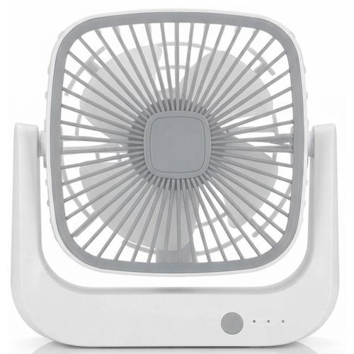 Mini Desk Circulating Fan, 6-Inch Portable USB Rechargeable Personal Air Circulator Fan with Strong Wind and Quiet Design for Office, Bedroom, and Travel