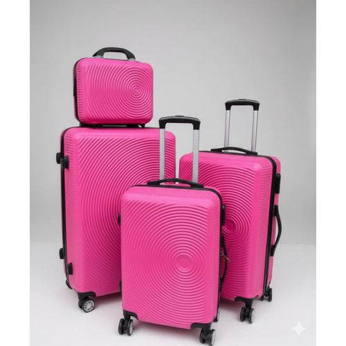 4-In-1 Durable Spinner Luggage Set - Travel Suitcase With Beauty Case