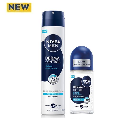 Derma Control Defend Bundle For Men - ( Spray 200ml and Roll-On 50ml)