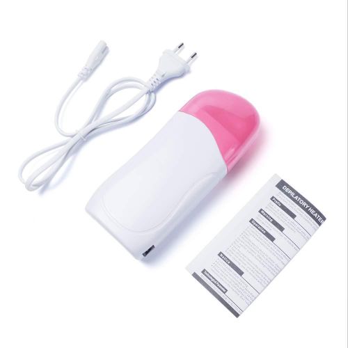 Portable Wax Warmer for Hair Removal, Electric Roll On Wax Heater Home Depilatory Waxing Kit for Women and Men