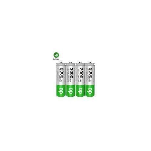 4pcs Rechargeable Lithium Battery - 2000mAh