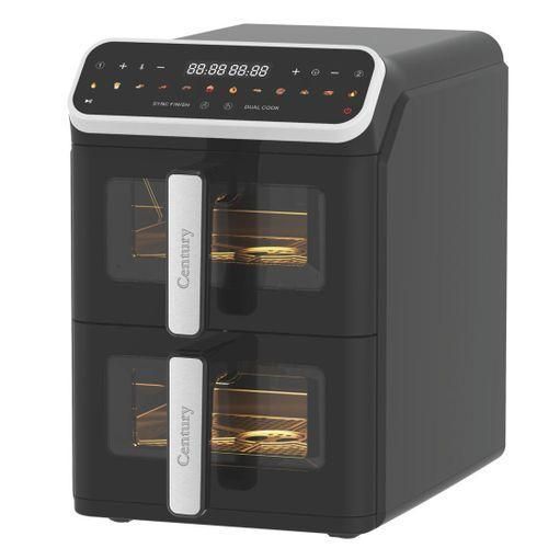 12L Double Basket Air Fryer Cook Two Meals at Once with Less Oil Maximum Speed