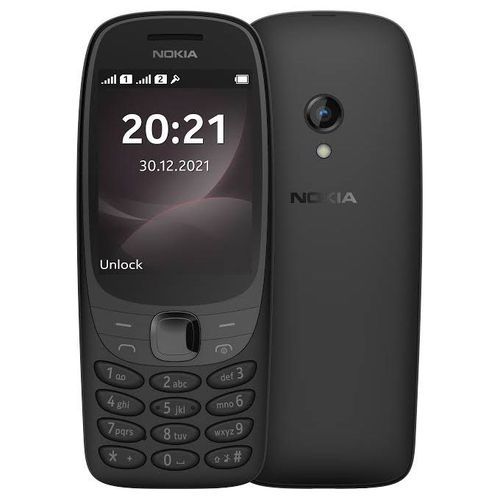 6310 Classic Design, Wireless FM Feature Phone - Black