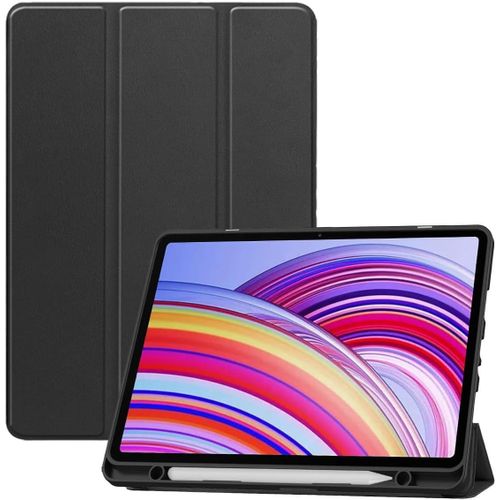 Smart Case with Pen Space for Redmi Pad 2 Pro (2025 Release) - 12.1 Inch - Black