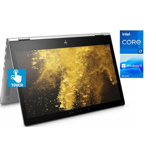 EliteBook X360 TOUCH Intel Core I7- 16GB RAM/1TB SSD/Backlit Keyboard/FP Reader Wins 11 Pro +BAG-