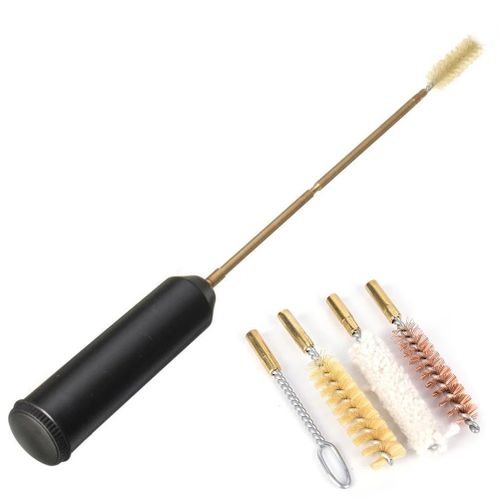 9mm Barrel Cleaning Tool Boar Bristle Phosphor Bronze Cotton Copper Rod