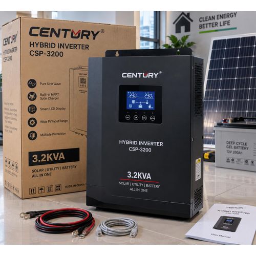 CSP-3200 3.2KVA Hybrid Solar Inverter – Pure Sine Wave, MPPT & Smart LCD