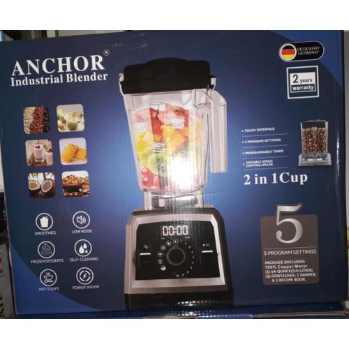 2 in 1 Industrial Multipurpose blender 3000W 3 litre Durable jar