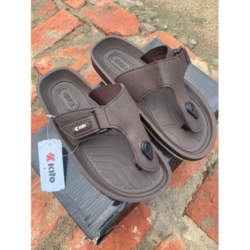Unisex Palm Slippers-Brown