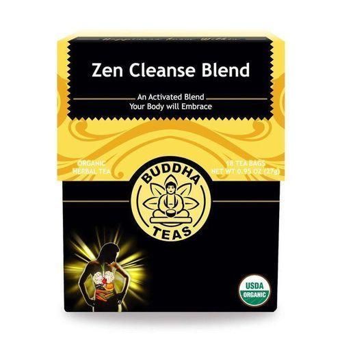 Organic Zen Cleanse Blend 18TEA Organic Dandelion Root, Organic Hibiscus Flower, Organic Burdock Root, Organic Spearmint Leaf, Organic Senna Leaf, Organic Ginger Root, Organic Cranberry, Organic Milk Thistle Seed