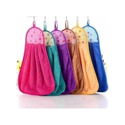 12pcs Colourful Hanging Kitchen Cleaning Towels