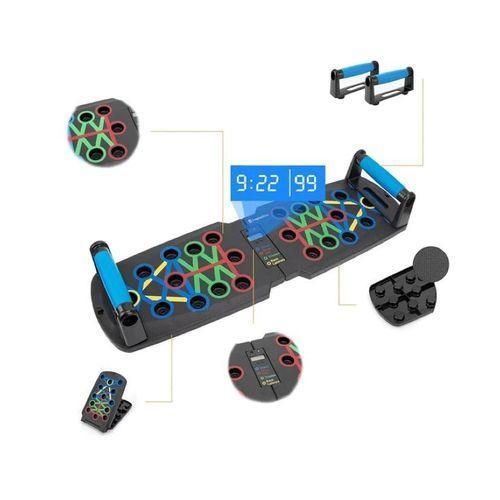 Push Up Board With Counter, Timer & Resistant Band