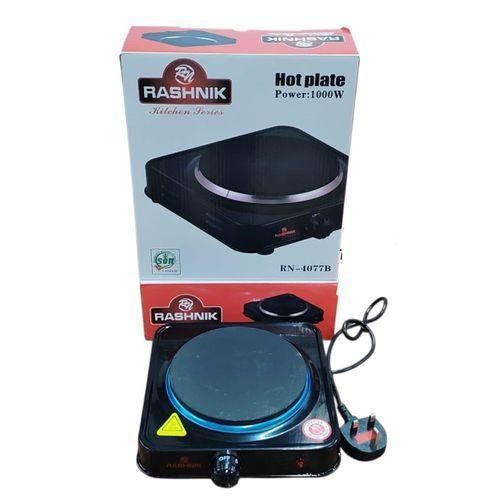 RN-4077B Single Hot Plate - 1000W Electric Cooker