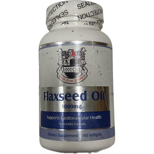 Flaxseed Oil, 1,000 Mg 100 Softgels
