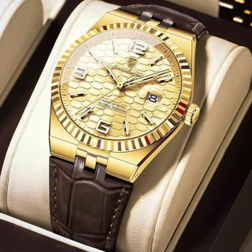 Scandinavian Minimalist Designer Leather Chronograph Wristwatch Slim Fashion Timepiece