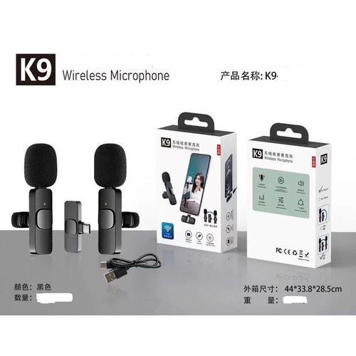 K9 Wireless Lavalier Microphone For Type C - Double Mic