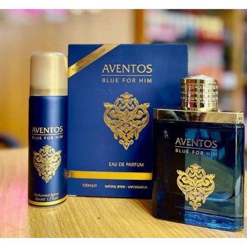 AVENTOS BLUE FOR HIM 100ML EDP with free deo spray
