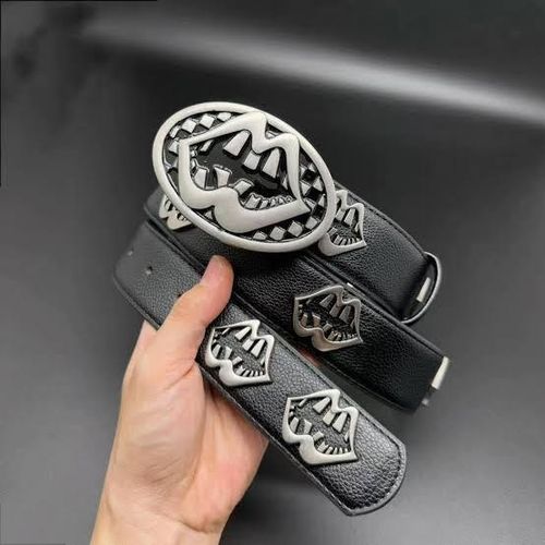 Gothic black punk belt leather belt unisex Studded Y2K Belt