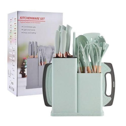 Sets Of Silicone Quality Kitchenware Spoon And Knife