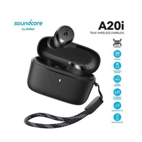 Anker Soundcore A20i BASS UP True Wireless Powerful Sound In-Ear QuietComfort Ultra Earbuds Business / Sport Waterproof External affordable Stereo Smart Active Noice Cancellation (ANC) Earbuds