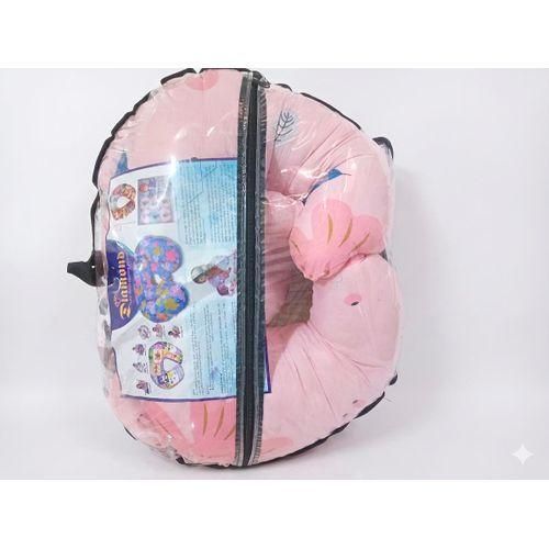 Nursing pillow/breastfeeding pillow with an integrated head support/positioner