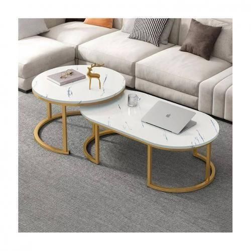High Quality Exotic Faux Marble(MDF Wood) Center Table