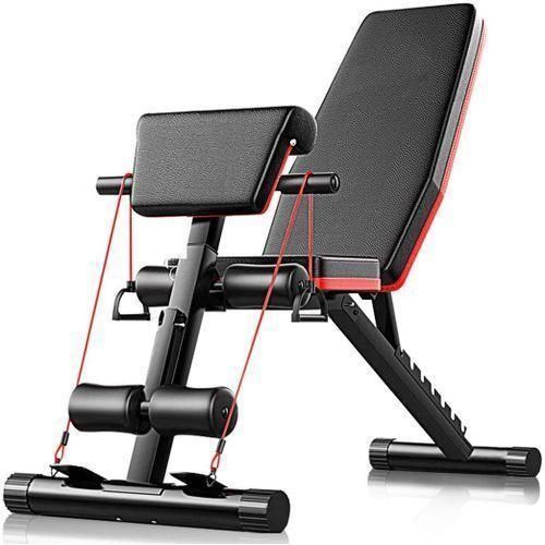 Adjustable Weight Bench Foldable Sit Up Bench 4 In 1 Multi - Position Workout Bench