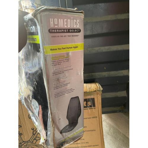 Homedics Shiatsu Massaging Cushion – True Massage Technology, Moving Shiatsu Mechanism, Fits Most Chairs