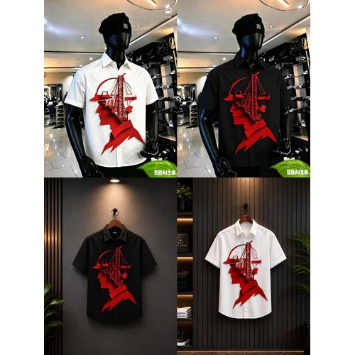 Men's Premium Graphic Short Sleeve Shirt
