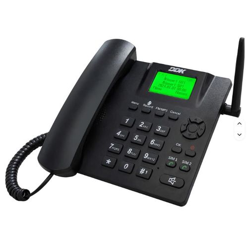 Dual SIM Cards GSM FY-995 Desktop Telephone Wireless Telephone 2G with FM Radio &Record