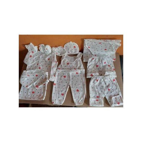 11 New Born Overall Sleep Suit Flannel Bib Cap For Baby Girl