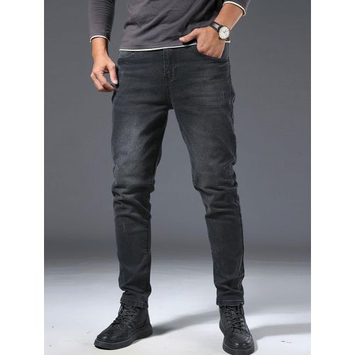 Original Quality Jean Trouser For Man-Black