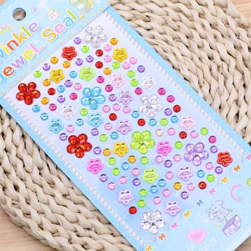 For DIY and Crafts-3D Gem Sticker Sheet