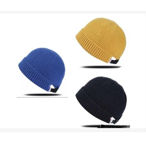 3 PCS Unisex Winter Head Warmer Beanie – Thick Thermal Skull Cap, Soft Stretch, Cold Weather Protection for Men & Women Perfect for Outdoor, Travel & Daily Wea