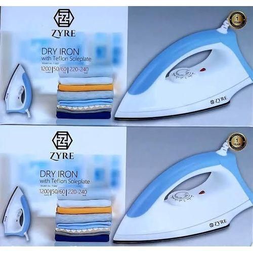 Electric Dry Iron with Teflon Soleplate